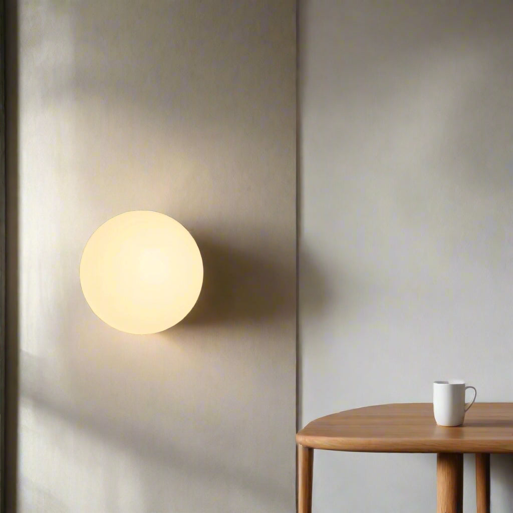 Sphere Wall Light | Round Glass Wall Sconce-Wall Light-Sasha Sydney