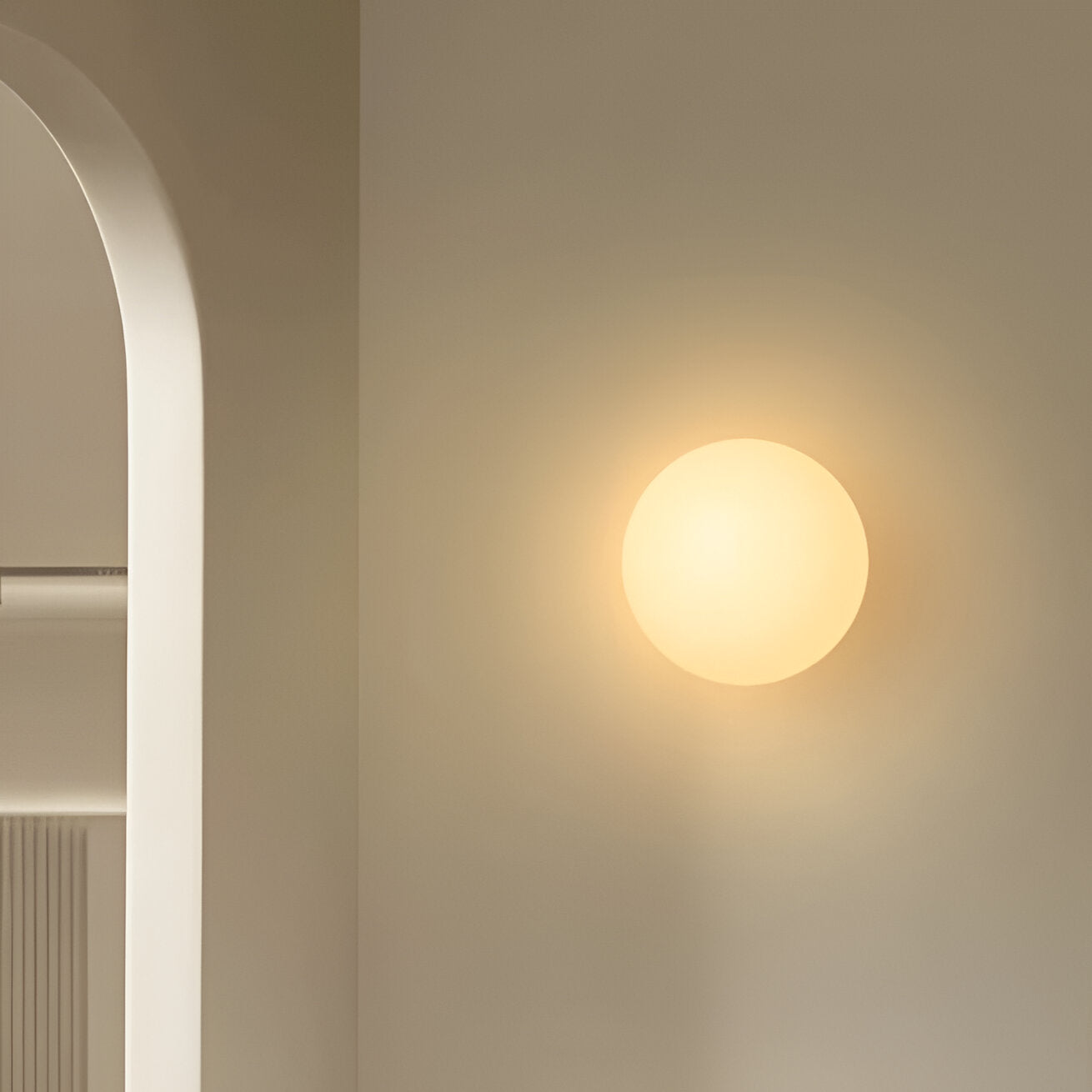 Sphere Wall Light | Round Glass Wall Sconce-Wall Light-Sasha Sydney