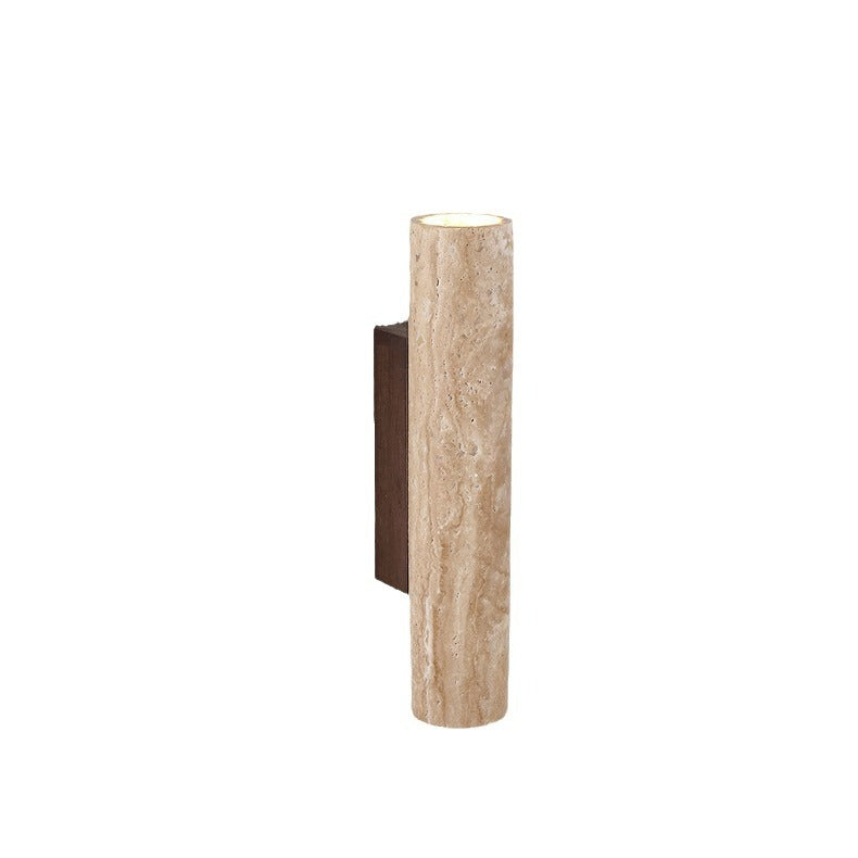 Up Down Wall Light | Japandi Stone Wall Sconce-Wall Lamp-Sasha Sydney
