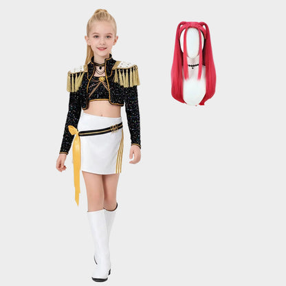 Pop Idol Costume Stage Outfit Cosplay Set Kids Adults - Image 4