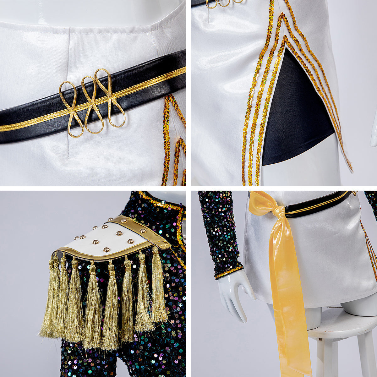 Pop Idol Costume Stage Outfit Cosplay Set Kids Adults - Image 9