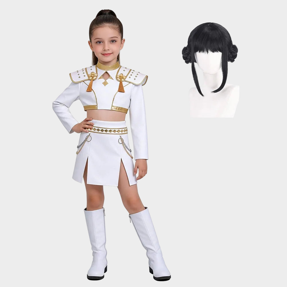 Girls Performance Costume Set | Long Sleeve Stage Outfit Themed Events-Costume Set-Sasha Sydney