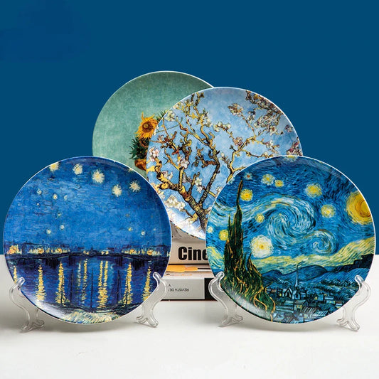 Art Deco Plates | Decorative Plate-Plate-Sasha Sydney