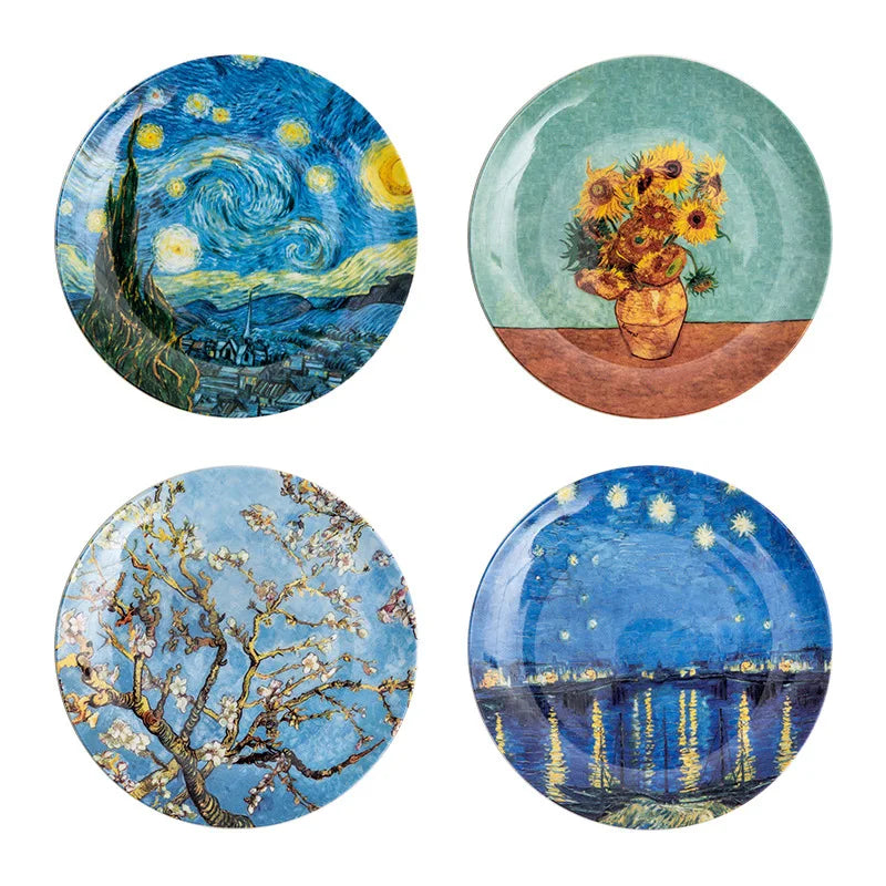 Art Deco Plates | Decorative Plate-Plate-Sasha Sydney