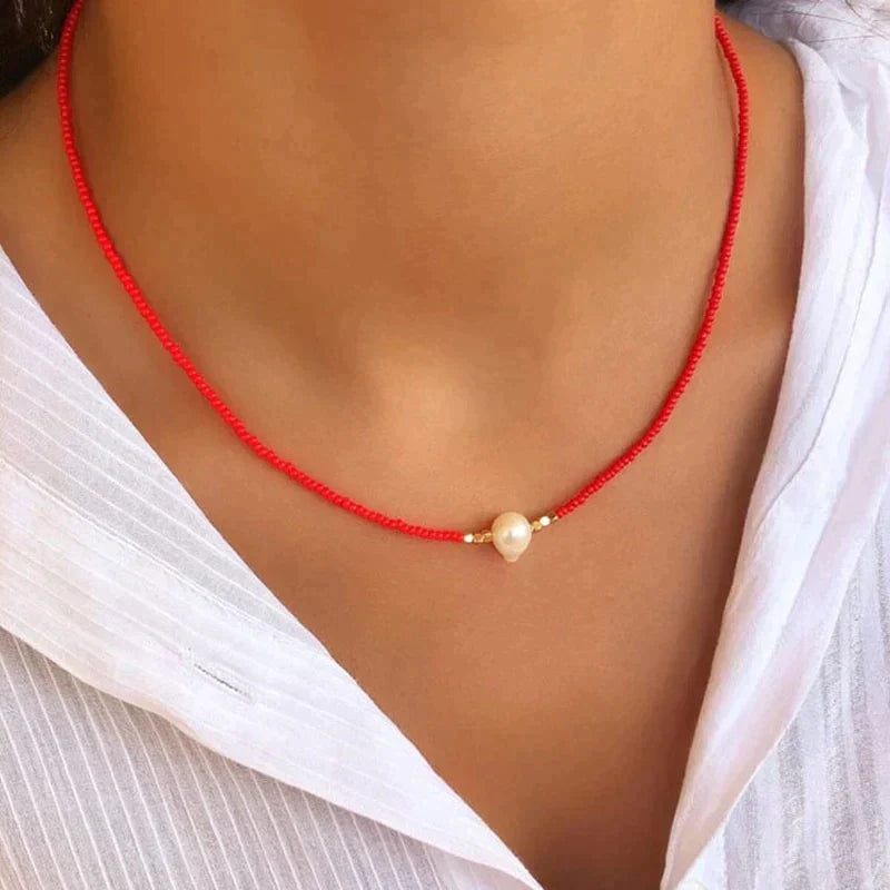 Ayla | Women Elegant Pearl Necklace | Balanced Energy