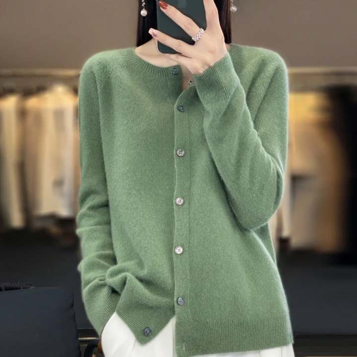 Rhea | Women’s Lightweight Merino Cardigan | Everyday Classic