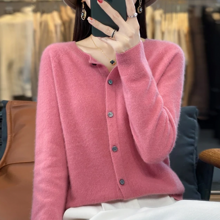 Rhea | Women’s Lightweight Merino Cardigan | Everyday Classic