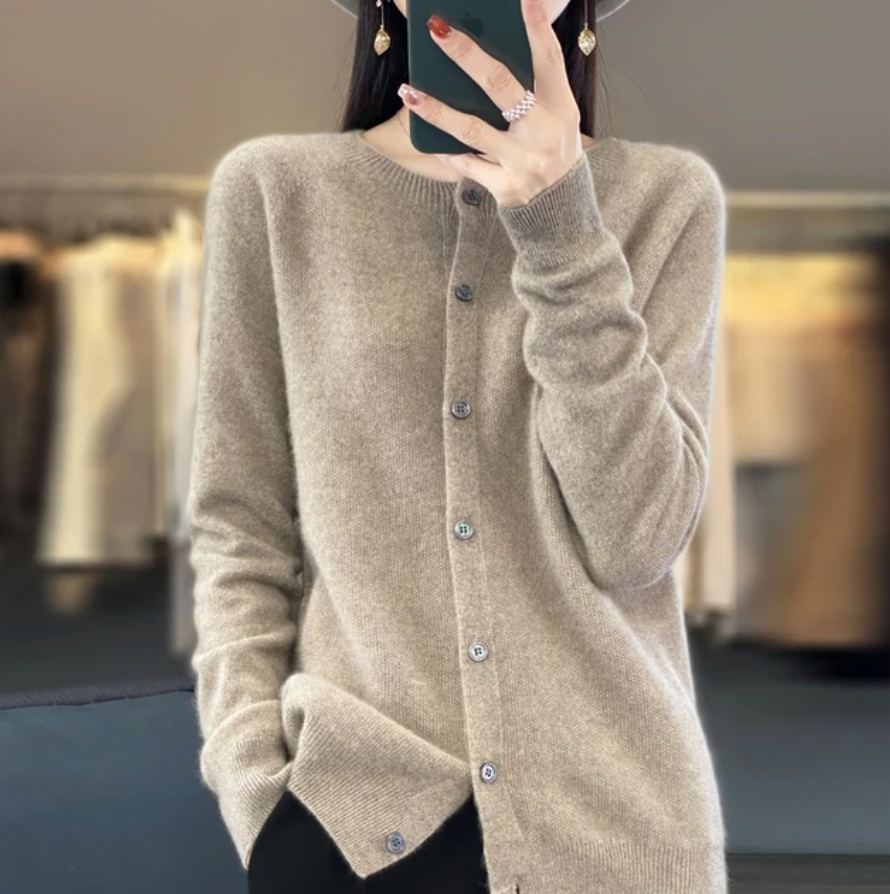 Rhea | Women’s Lightweight Merino Cardigan | Everyday Classic