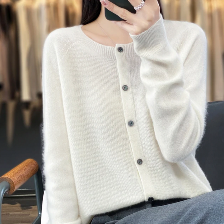 Rhea | Women’s Lightweight Merino Cardigan | Everyday Classic