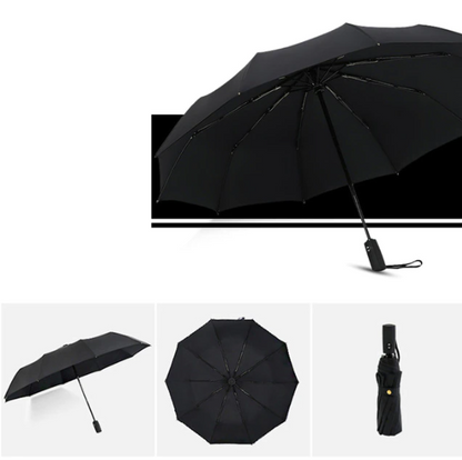 Compact Folding Umbrella | Windproof Large Coverage Rainy Days-Umbrella-Sasha Sydney