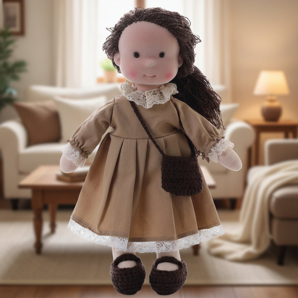 Plush Rag Doll Toy | Soft Cuddly Companion Imaginative Play-Toy-Sasha Sydney