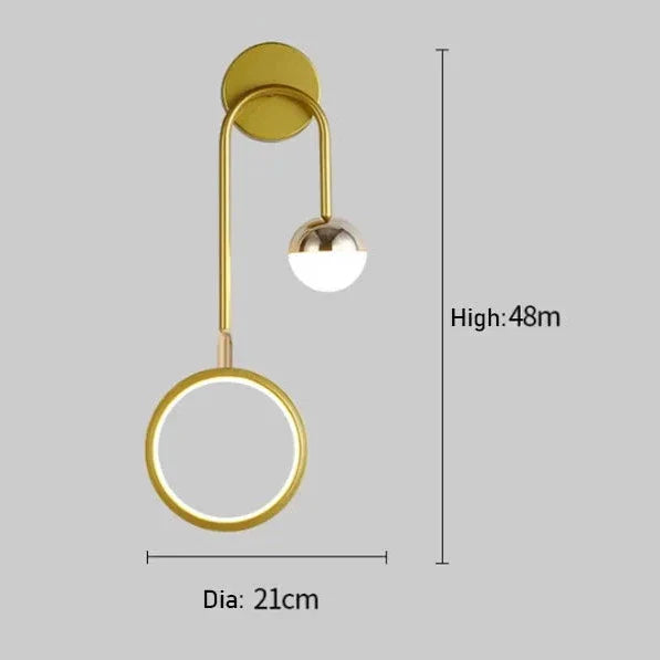 Modern Wall Sconce Light | Ambient Indoor Lighting-Wall Light-Sasha Sydney
