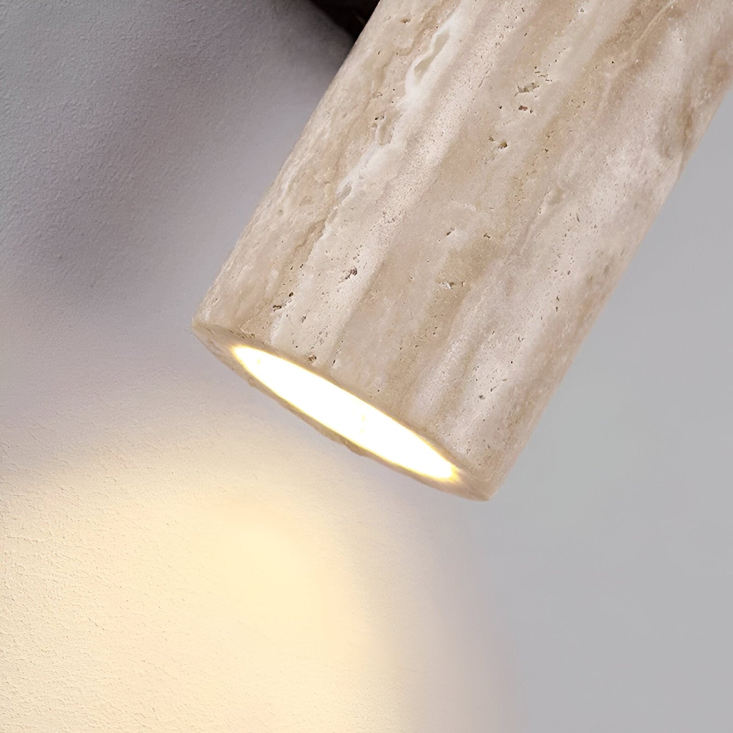 Up Down Wall Light | Japandi Stone Wall Sconce-Wall Lamp-Sasha Sydney