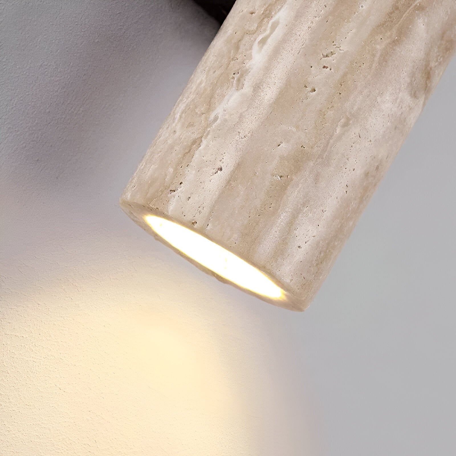 Up Down Wall Light | Japandi Stone Wall Sconce-Wall Lamp-Sasha Sydney