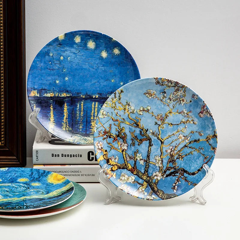 Art Deco Plates | Decorative Plate-Plate-Sasha Sydney