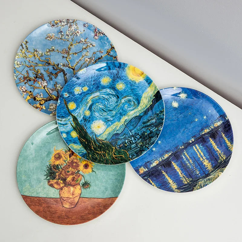 Art Deco Plates | Decorative Plate-Plate-Sasha Sydney