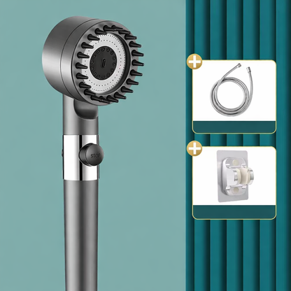 High Pressure Shower Head | Adjustable Spray Water Saving Bathroom-Shower Heads-Sasha Sydney