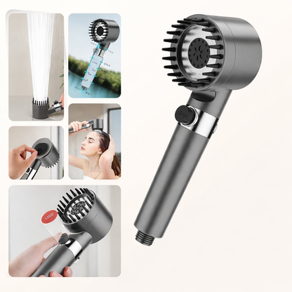 High Pressure Shower Head | Adjustable Spray Water Saving Bathroom-Shower Heads-Sasha Sydney