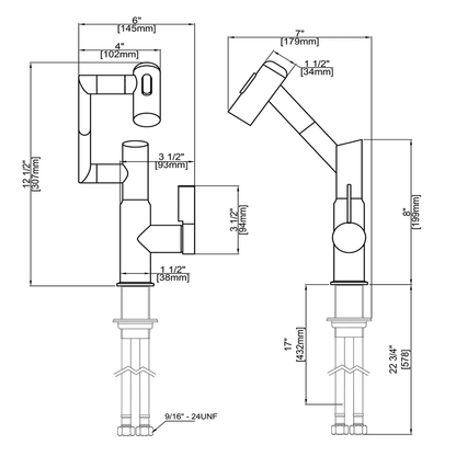 Modern Kitchen Faucet | Mixer Tap Design Everyday Kitchen-Faucet-Sasha Sydney