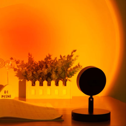 Modern Sunset Projection Lamp | Adjustable Light Projection Ambient Home Decor-Table Lamp-Sasha Sydney