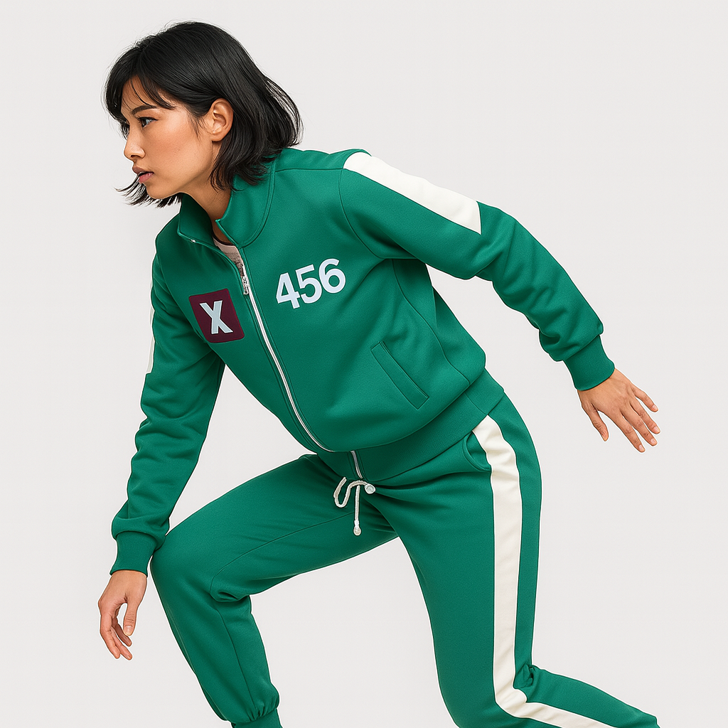 Unisex Graphic Print Tracksuit Set | Zip Front Jacket Jogger Pants Casual Wear-Costume Set-Sasha Sydney