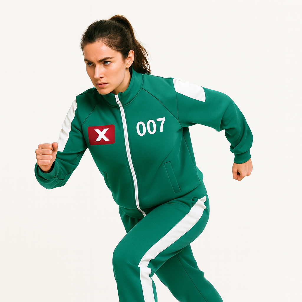 Unisex Graphic Print Tracksuit Set | Zip Front Jacket Jogger Pants Casual Wear-Costume Set-Sasha Sydney