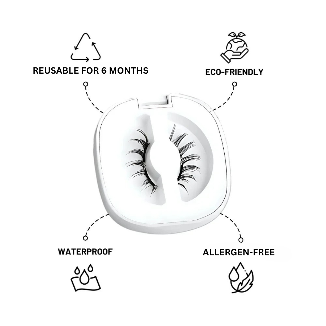 Magnetic Eyelashes | Reusable Eyelashes-False Eyelashes-Sasha Sydney