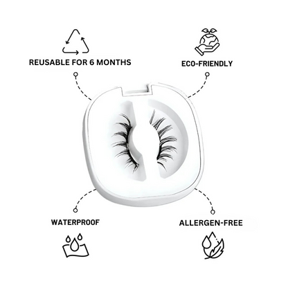 Magnetic Eyelashes | Reusable Eyelashes-False Eyelashes-Sasha Sydney
