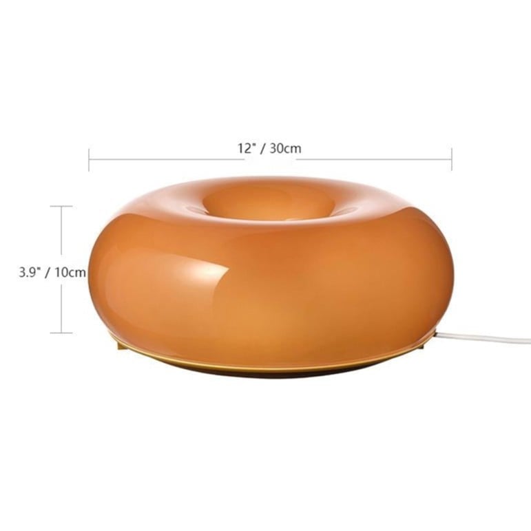 Table Lamp | Donut Glass Bedside Lamp-Wall Lamp-Sasha Sydney