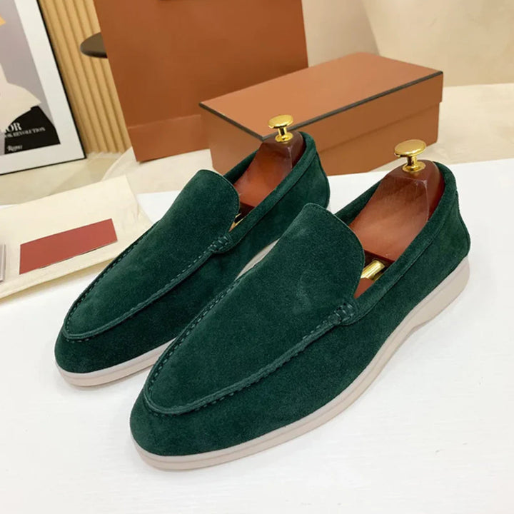 Eliot | Men’s Suede Slip-On Loafers | Multi-Color Classic