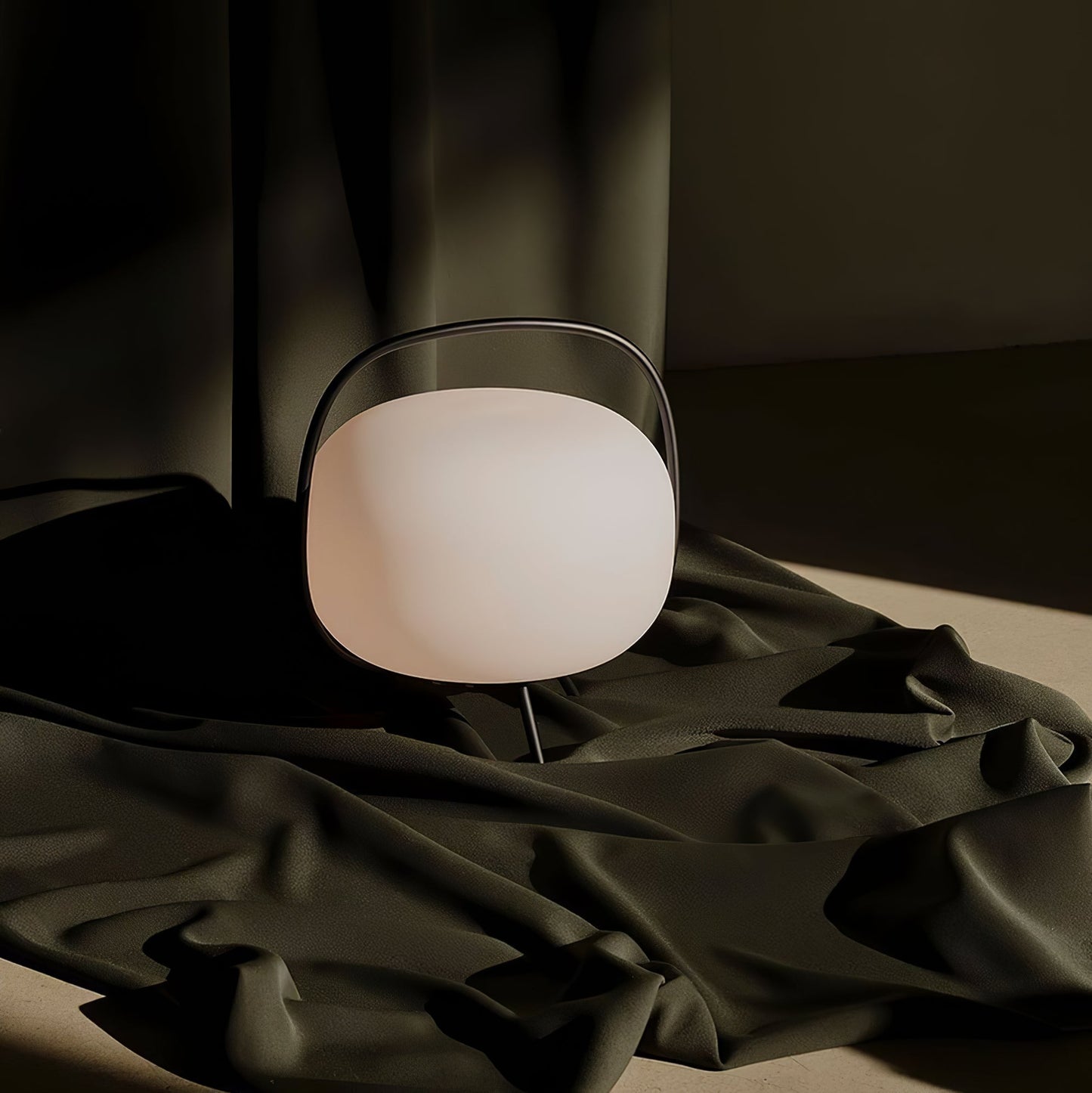 Table Lamp | Modern Round Bedside Lamp-Table Lamp-Sasha Sydney