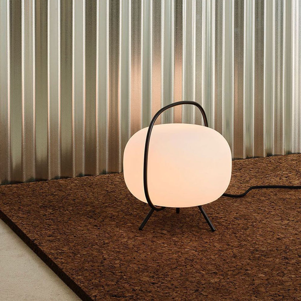 Table Lamp | Modern Round Bedside Lamp-Table Lamp-Sasha Sydney