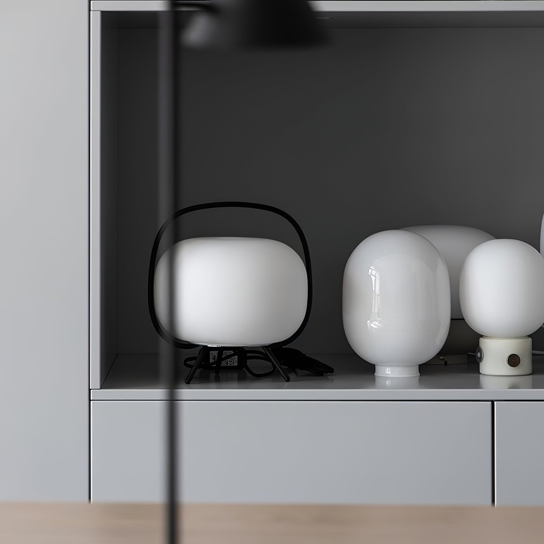 Table Lamp | Modern Round Bedside Lamp-Table Lamp-Sasha Sydney