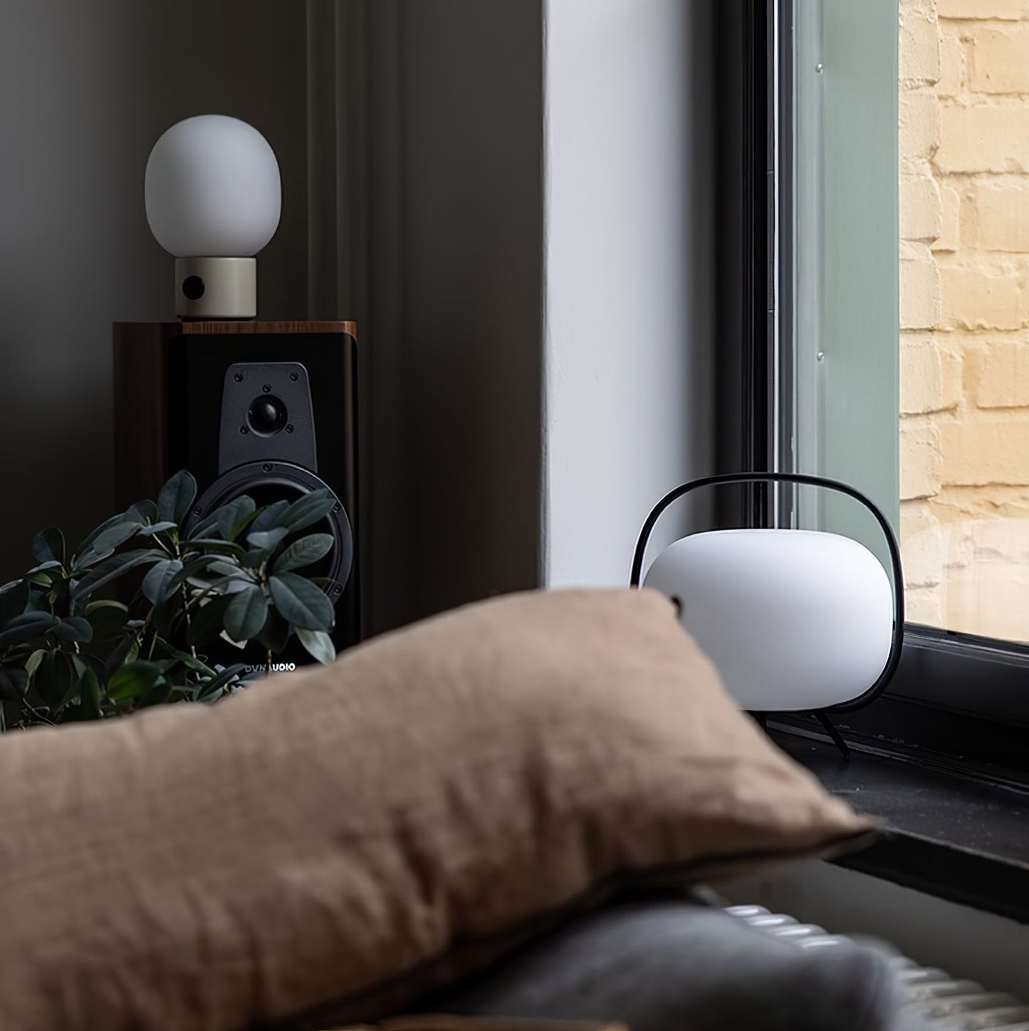 Table Lamp | Modern Round Bedside Lamp-Table Lamp-Sasha Sydney