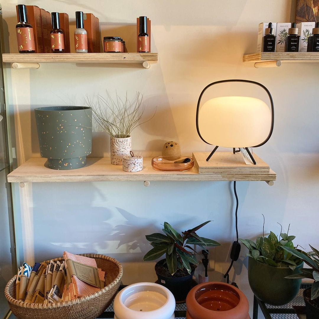 Table Lamp | Modern Round Bedside Lamp-Table Lamp-Sasha Sydney