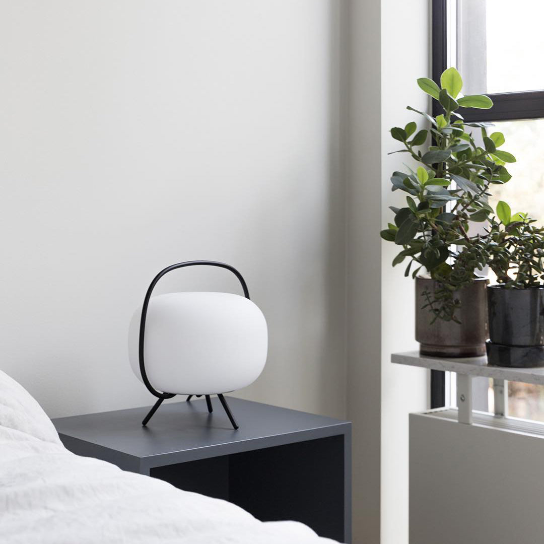 Table Lamp | Modern Round Bedside Lamp-Table Lamp-Sasha Sydney