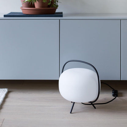 Table Lamp | Modern Round Bedside Lamp-Table Lamp-Sasha Sydney