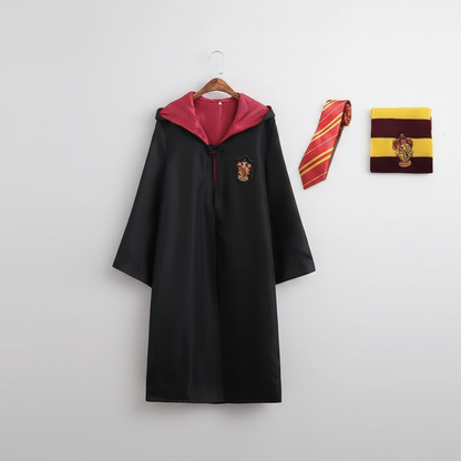 Harry Potter Gryffindor Robe | Wizard Cloak Set-Costume Set-Sasha Sydney
