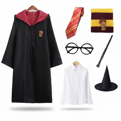 Harry Potter Gryffindor Robe | Wizard Cloak Set-Costume Set-Sasha Sydney