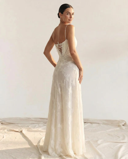 Women Ball Gown | Strap Floor Design-Women Dress-Sasha Sydney