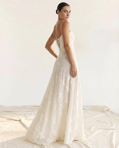 Women Ball Gown | Strap Floor Design-Women Dress-Sasha Sydney