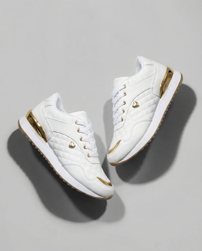 Women's Casual Platform Sneakers | Lace Up Design Everyday Wear-Women Shoes-Sasha Sydney
