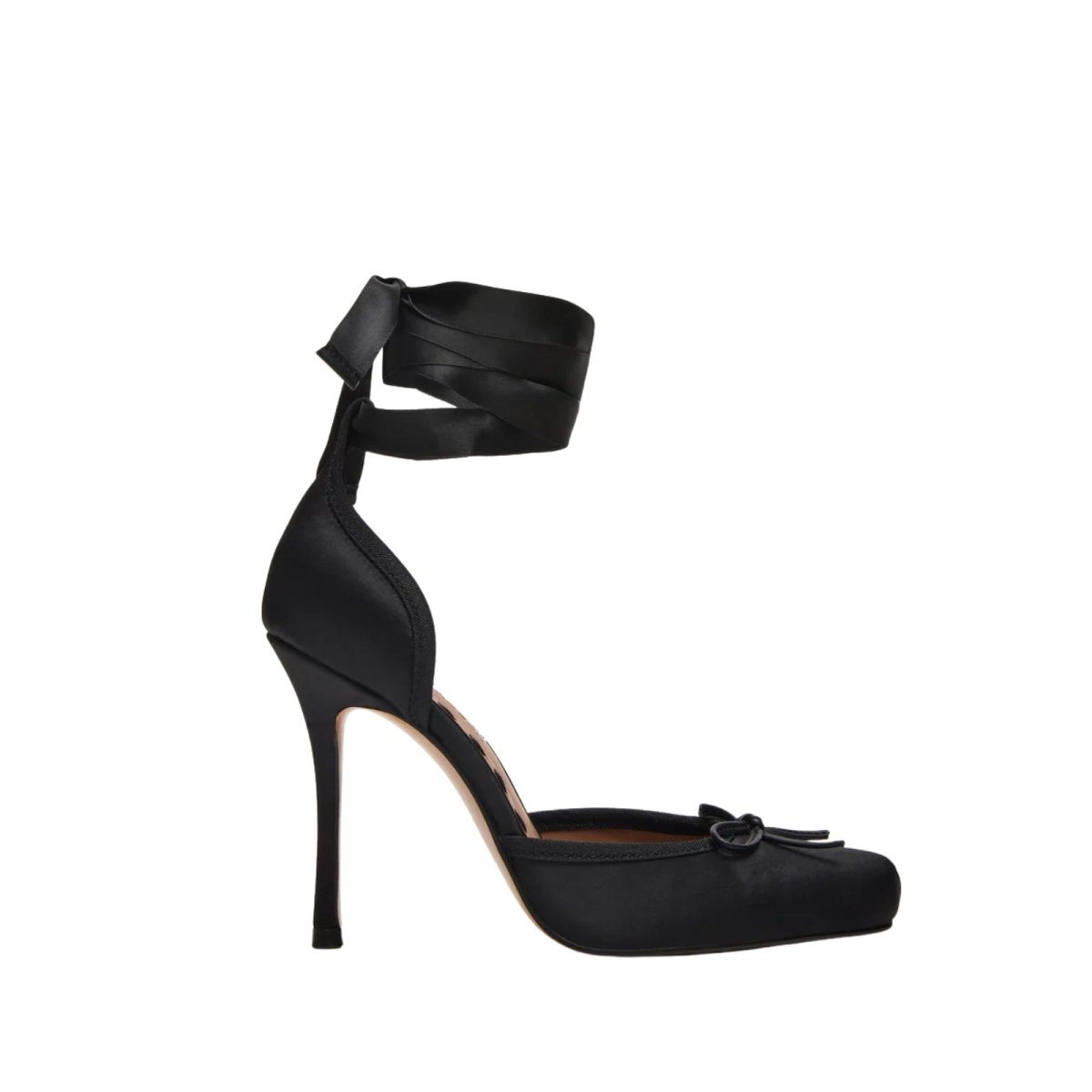 Women's Plain Heels | Ankle Wrap Bow Formal Wear 4