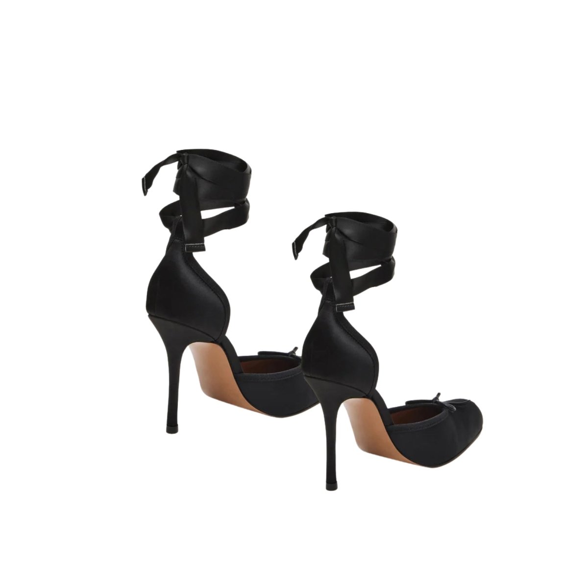 Women's Plain Heels | Ankle Wrap Bow Formal Wear 6