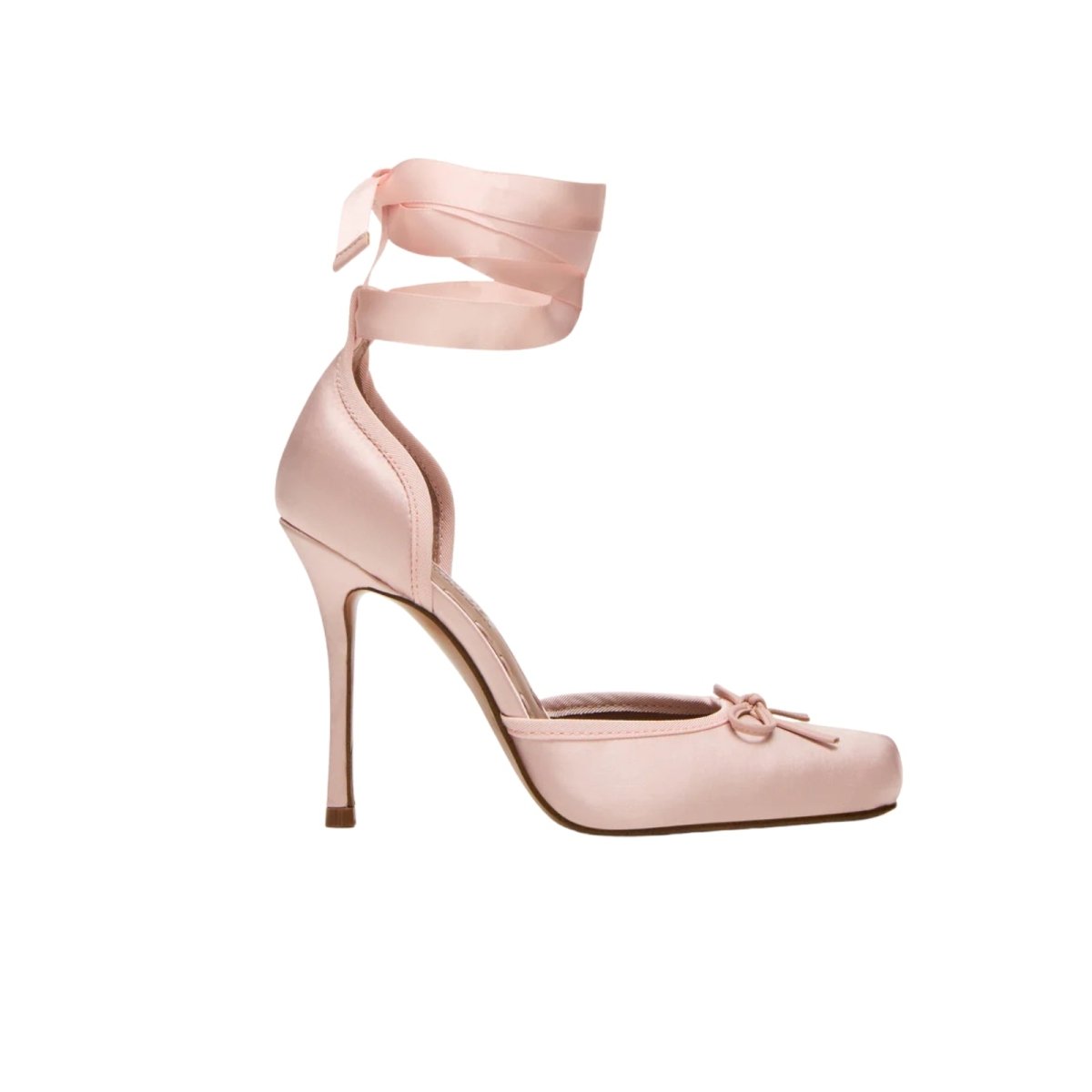 Women's Plain Heels | Ankle Wrap Bow Formal Wear 7