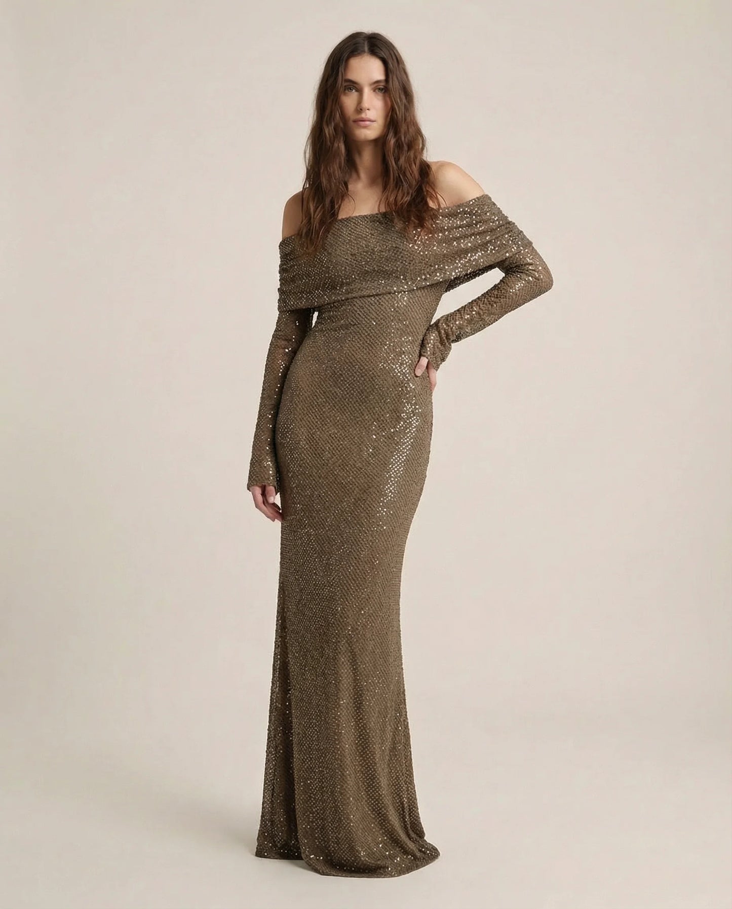 Women’s Ball Gown | Off Shoulder Long Design-Women Dress-Sasha Sydney