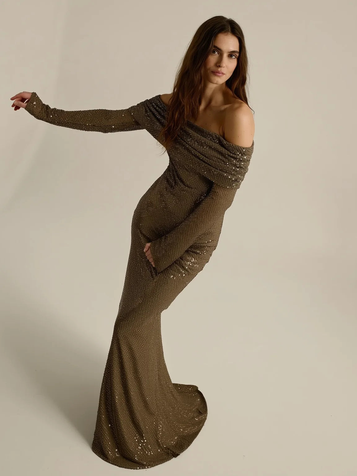Women’s Ball Gown | Off Shoulder Long Design-Women Dress-Sasha Sydney