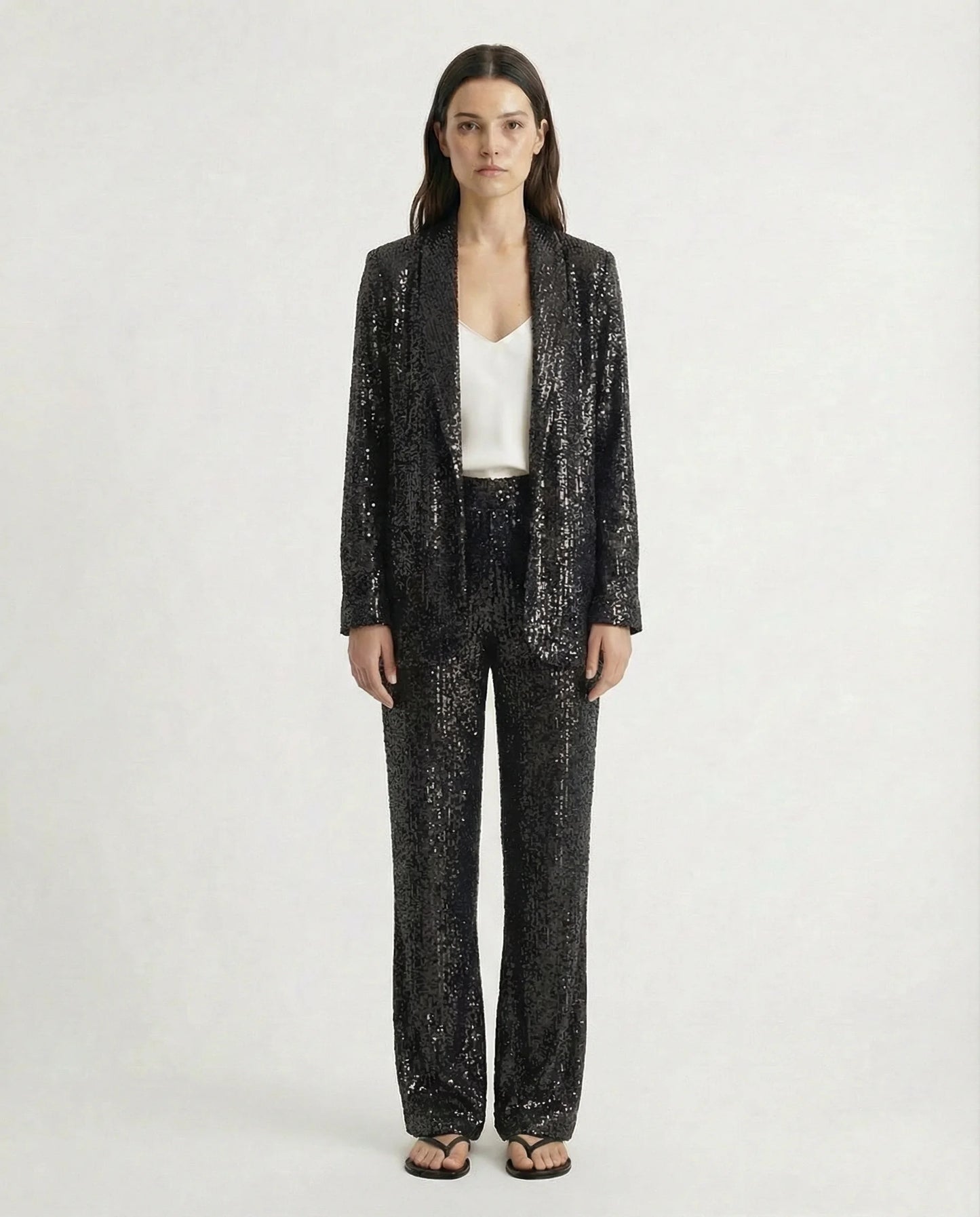 Women's Elegant Pantsuit | Two Piece Design Formal Occasion-Women Pantsuit-Sasha Sydney