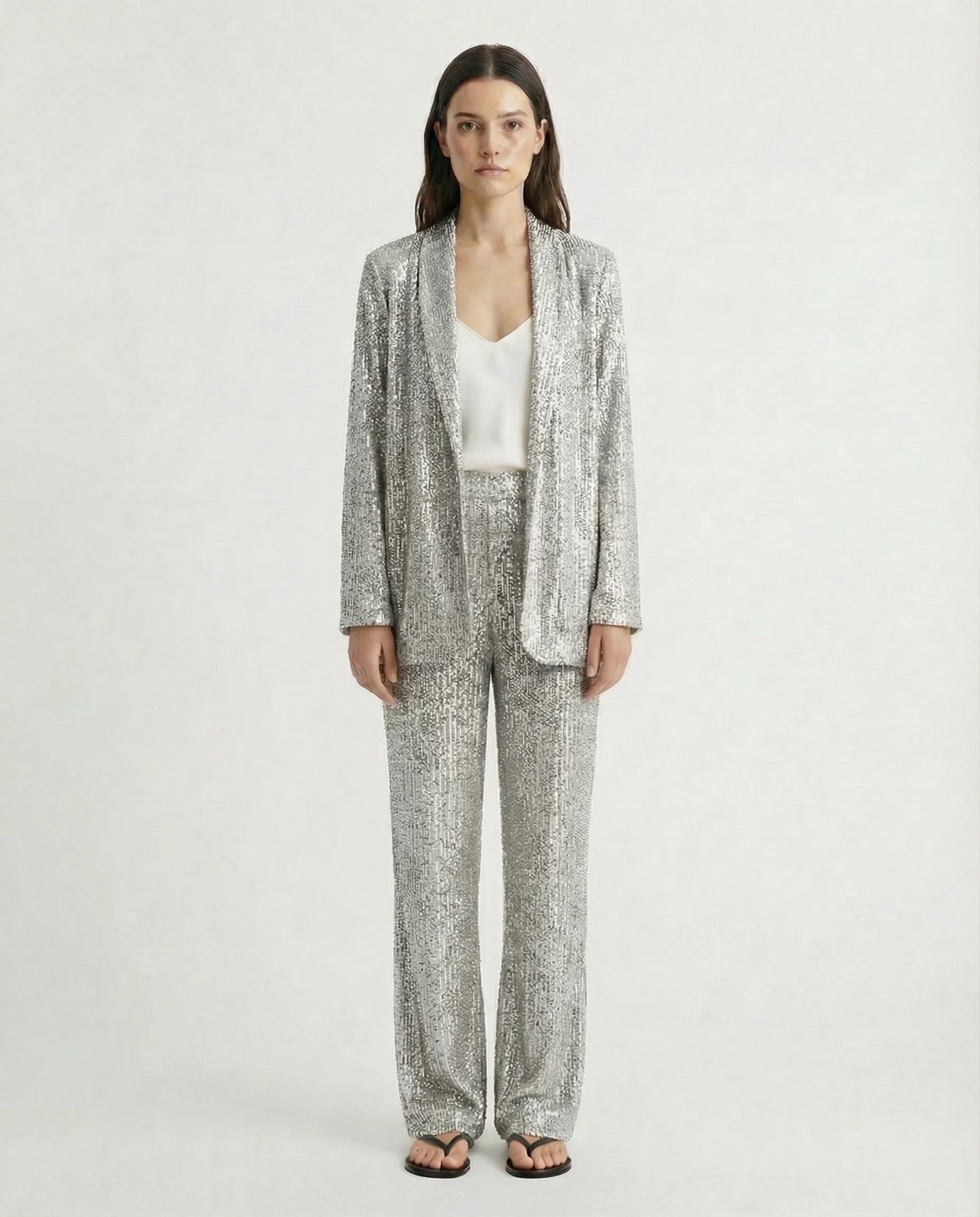 Women's Elegant Pantsuit | Two Piece Design Formal Occasion-Women Pantsuit-Sasha Sydney