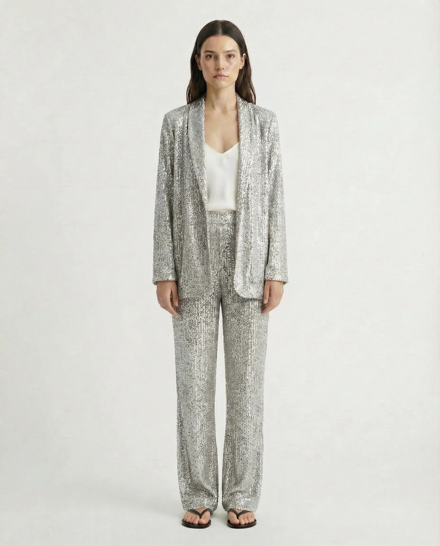 Women's Elegant Pantsuit | Two Piece Design Formal Occasion-Women Pantsuit-Sasha Sydney